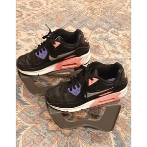 Niki Air Max 90 Black Leather Women's Size 6.5